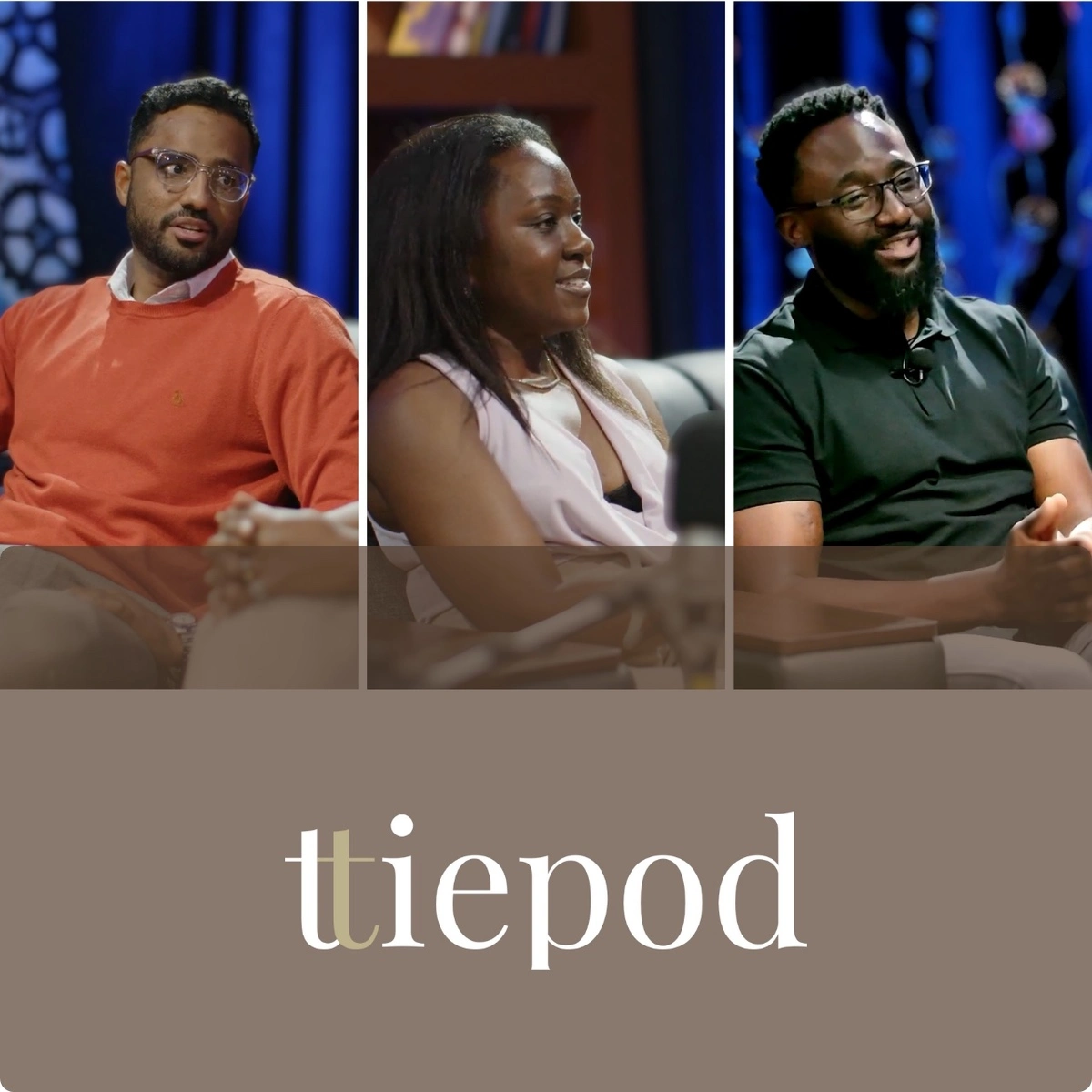 Contexto visual do podcast "TTiepod - Host by: KD, Lauretta e Hélio"